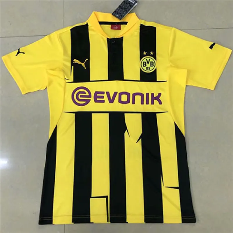 Borussia Dortmund maglia casa retro 2012 - 13, gialla