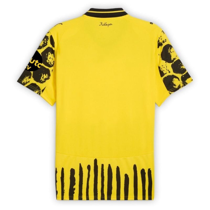 Camiseta local infantil + pantalones cortos de la Copa Mundial de Clubes 2025 de Dortmund - Amarillo