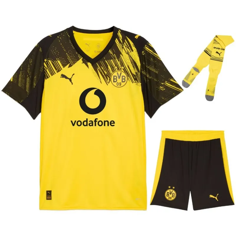 Dortmund Kids Kit Jersey 2025/26 Home - Yellow