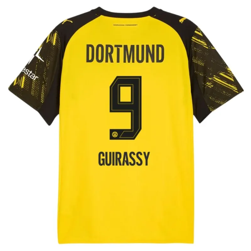 Dortmund GUIRASSY 2025/26 Maillot domicile - Jaune