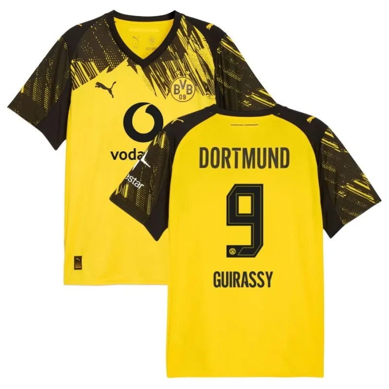 Dortmund GUIRASSY 2025/26 Maillot domicile - Jaune