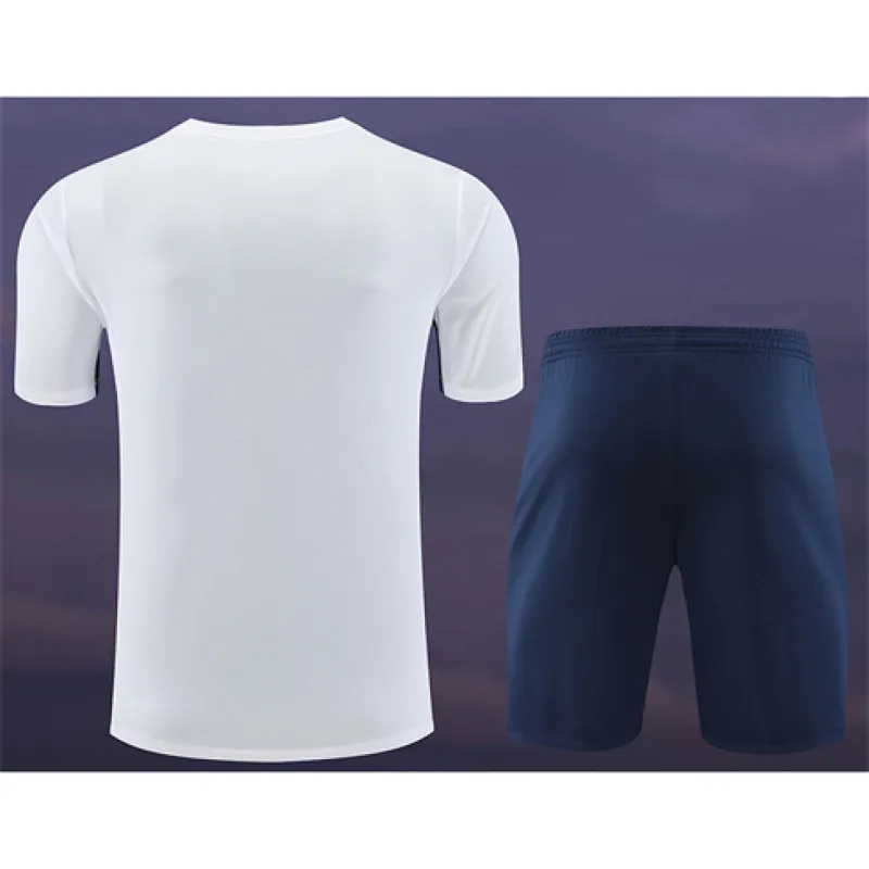 RB Leipzig 2024/25 branded training jersey and shorts, white