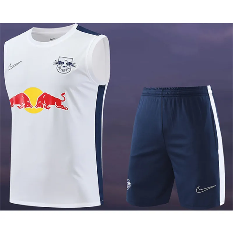 RB Leipzig 2024/25 gilet de maillot + shorts, blanc