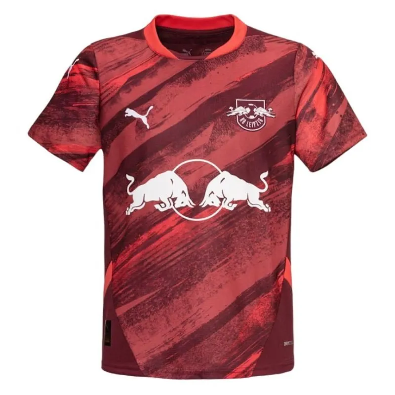 RB Leipzig 2024/25 Away Kids Kit Red