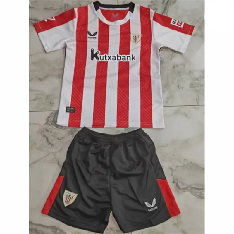 Athletic Bilbao Kids' Jersey + Shorts 2024/25 Home - Red