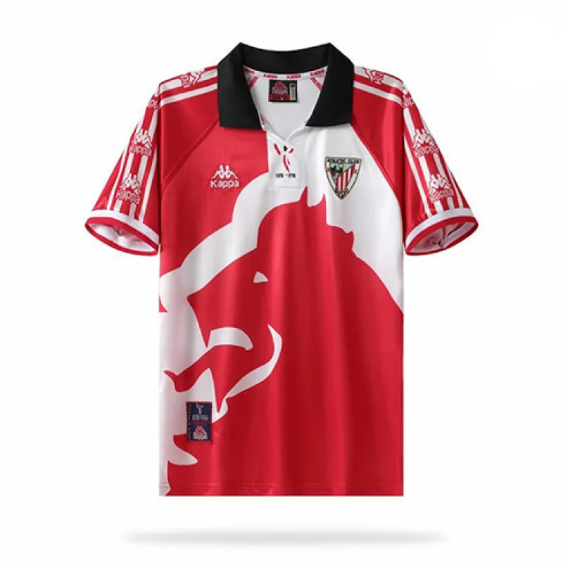 Camiseta retro de Athletic Bilbao 1998 local - Rojo