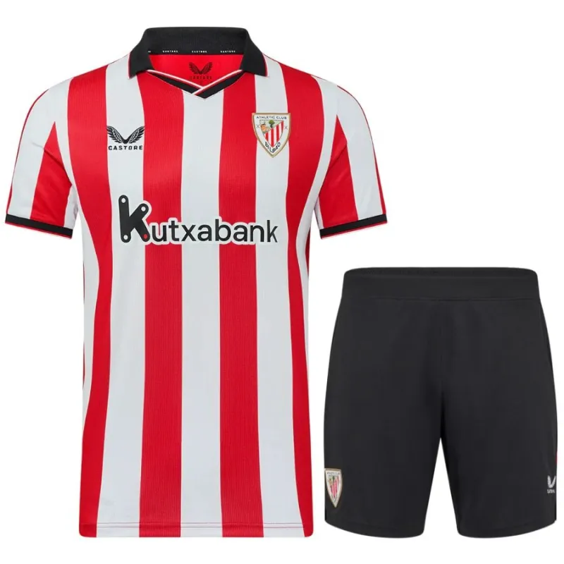 Athletic Bilbao 2025/26 Home Kids Jersey Set - Red/White