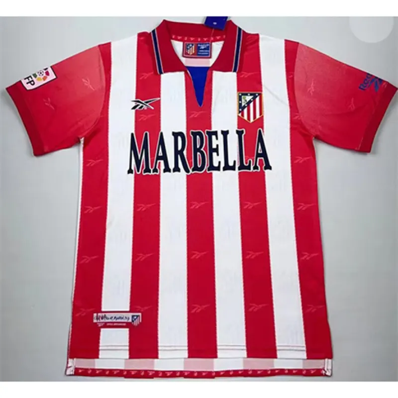 Atletico Madrid Retro Jersey 1998/99 Home - Red/White