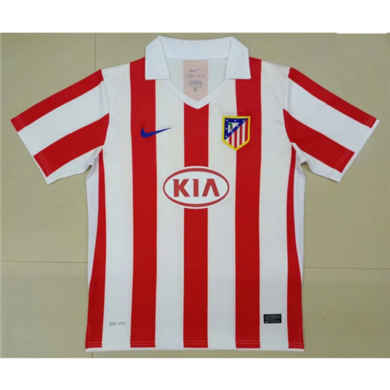 Camiseta retro de Atletico Madrid 2010/11 de local - Rojo/Blanco