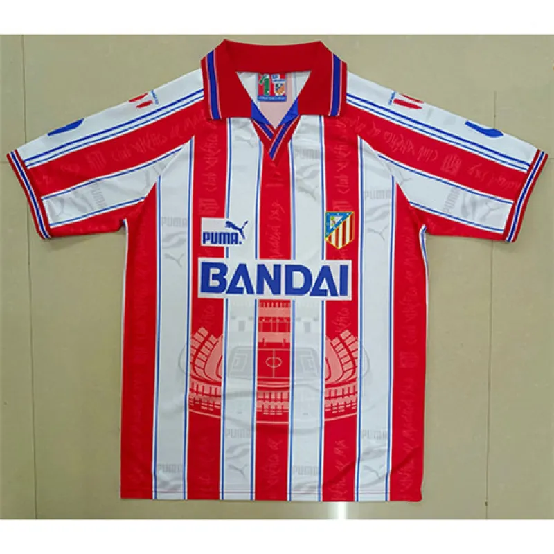 Atletico Madrid Retro Jersey 1996/97 Home - Red/White