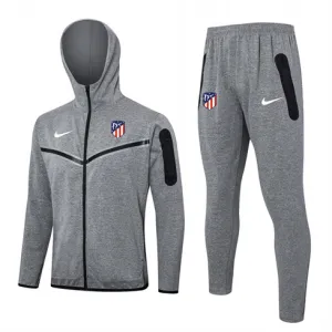 Atletico Madrid Hooded Sports Jacket 2024/25 - Grey