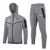 Giacca sportiva con cappuccio di Atletico Madrid 2024/25 - Grigio