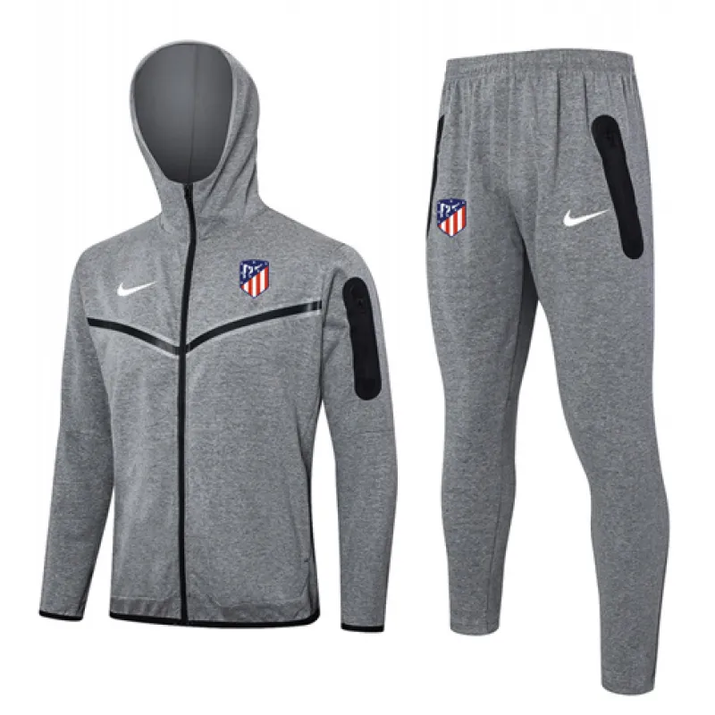 Giacca sportiva con cappuccio di Atletico Madrid 2024/25 - Grigio