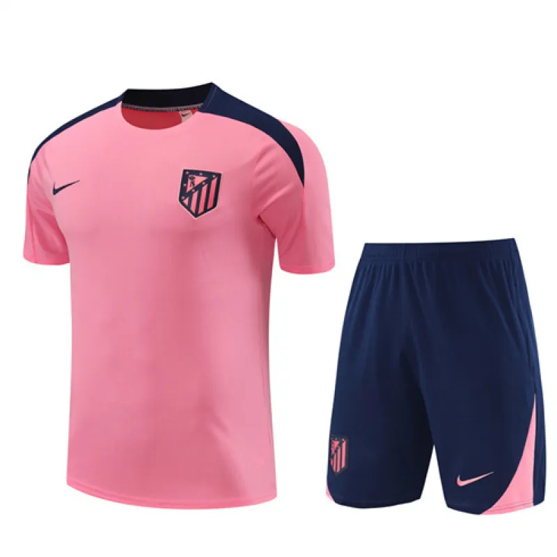 Parte superior de entrenamiento + pantalones cortos de Atletico Madrid 2024/25 - Rosa