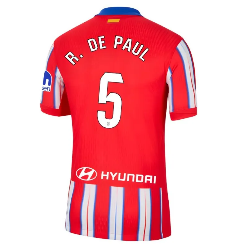 Camiseta de casa de Atlético Madrid 2024/25 de Paul - Rojo/Blanco