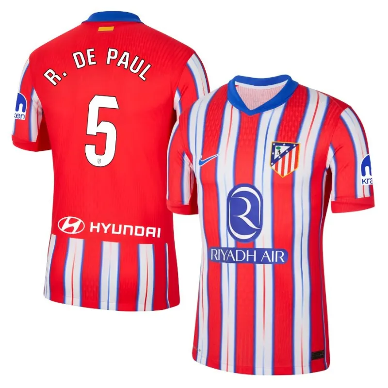 Camiseta de casa de Atlético Madrid 2024/25 de Paul - Rojo/Blanco