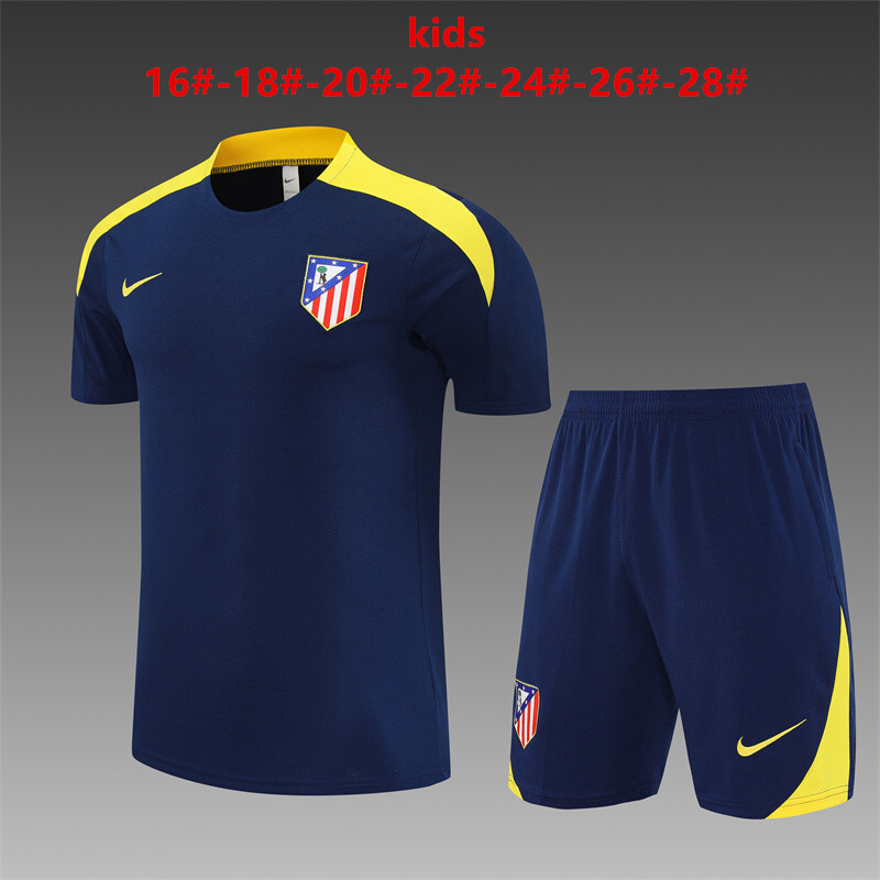 Atletico Madrid 2025/26 Set Allenamento Bambino blu
