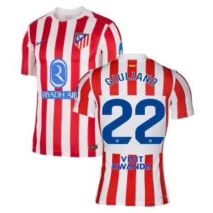 Atletico Madrid 2025/26 GIULIANO Home Jersey