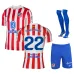 Giuliano Atlético Madrid 2025/26 Kids' Home Jersey Set - Red/White
