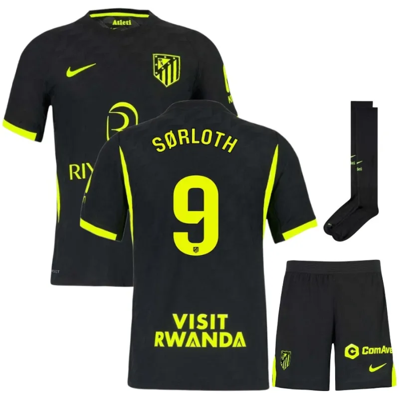 Conjunto Infantil Atletico Madrid Visitante 2026/27 SORLOTH