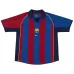 Barcellona 2001/02 Maglia Casa Retro - Rosso/Azzurro