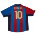 Barcelona RIVALDO 2001/02 Retro Home Jersey - Red/Blue