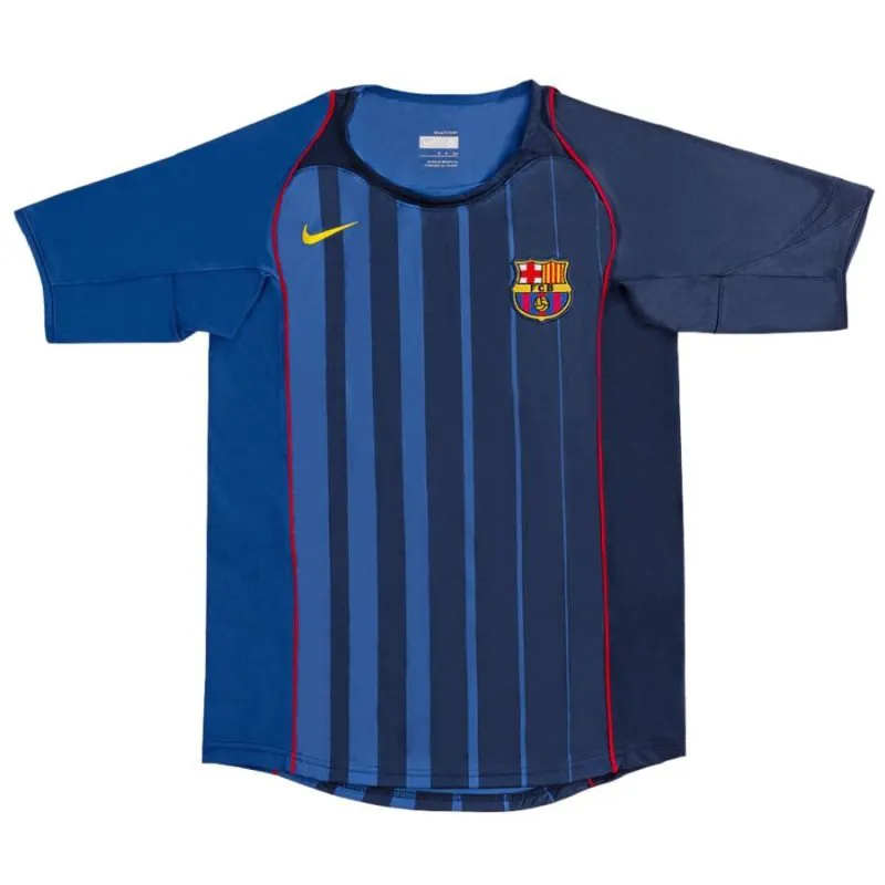Barcelona XAVI 2004/05 Retro Away Jersey - Blue
