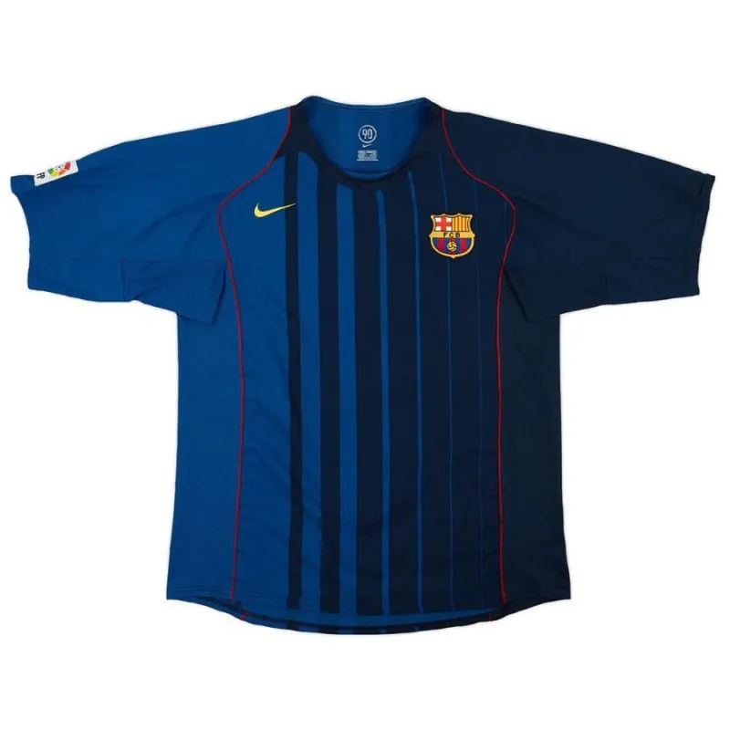Barcelona ETO'O 2004/05 Retro Away Jersey - Blue