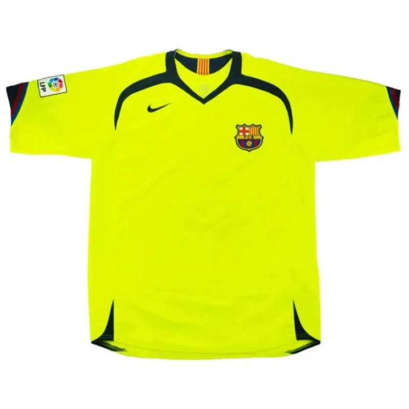 ​​Maglia esterna retro del Barcellona 2005/06 - Verde​​