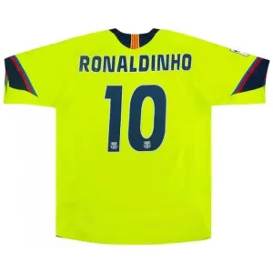 Barcelona RONALDINHO 2005/06 Retro Away Jersey - Green