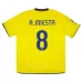 Barcelona A.INIESTA 2008/09 Retro Auswärtstrikot - Gelb