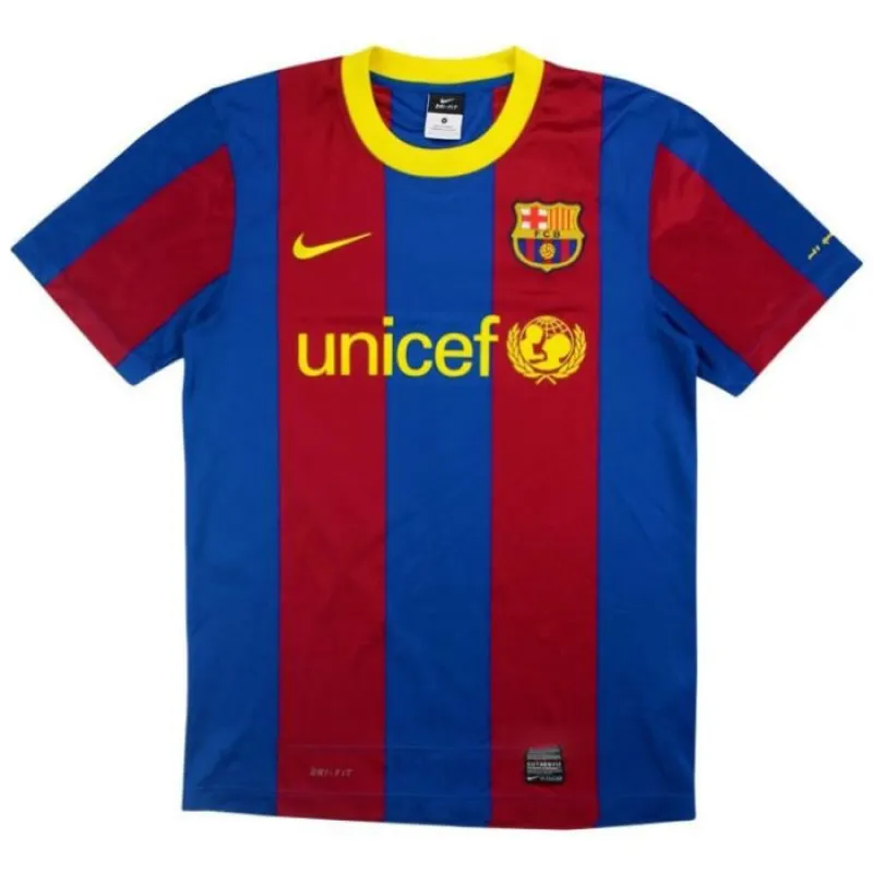 Barcelona 2010/11 Retro Home Jersey - Red/Blue