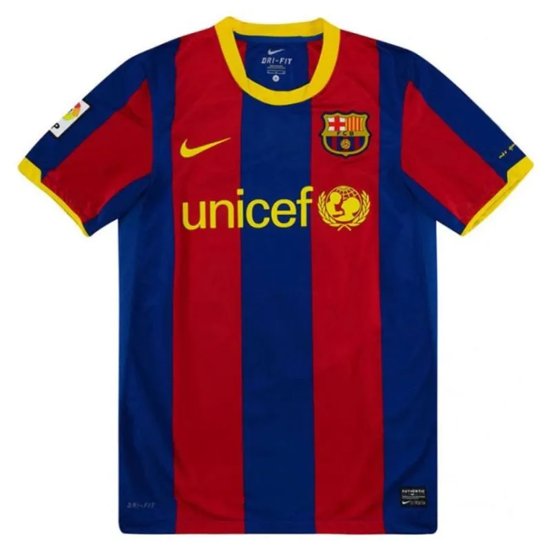 Maglia Casa Retrò XAVI 2010/11 del Barcellona - Rosso/Blu