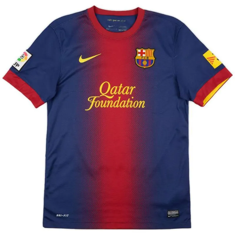 Maglia Casa Retrò MESSI 2012/13 del Barcellona - Rosso/Blu