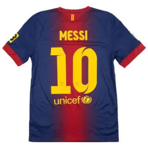 Barcelona MESSI 2012/13 Retro Home Jersey - Red/Blue