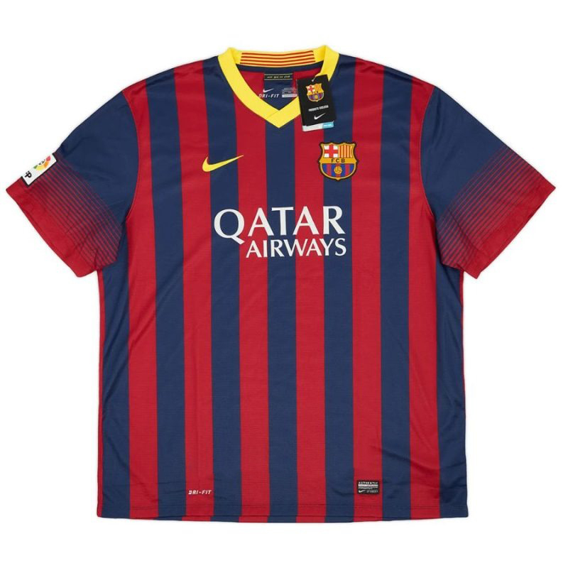 Maglia Casa Retrò MESSI 2013/14 del Barcellona - Rosso/Blu