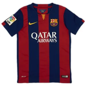 Barcelona 2014/15 Retro Home Jersey - Red/Blue