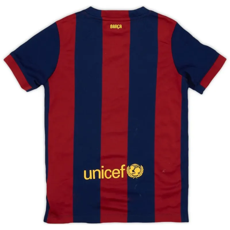 Barcelona 2014/15 Retro Home Jersey - Red/Blue