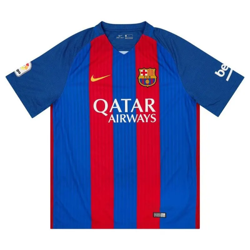 Barcelona SUAREZ 2016/17 Retro Home Jersey - Red/Blue