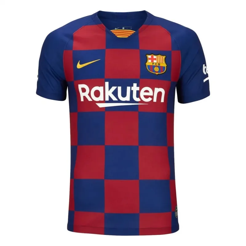 Barcellona 2019/20 Maglia Casa Retro - Rosso/Azzurro