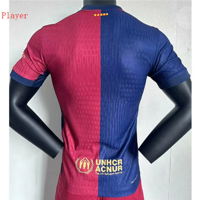 Maglia di casa versione per giocatori del FC Barcelona 2024/25 - Rosso/Azzurro