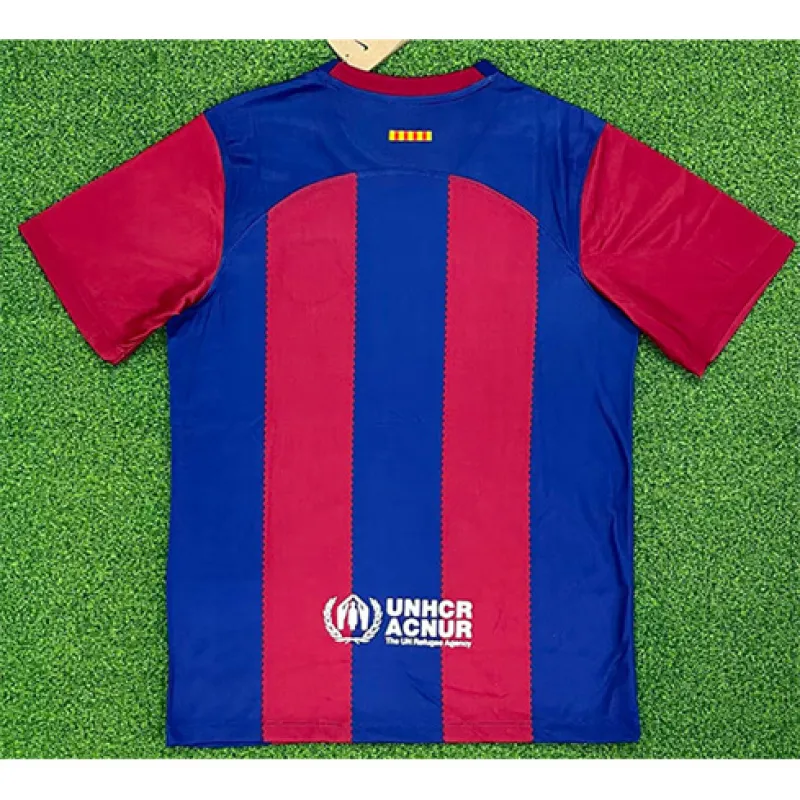 Édition spéciale du maillot de domicile du FC Barcelona 2024/25 - Rouge/Bleu