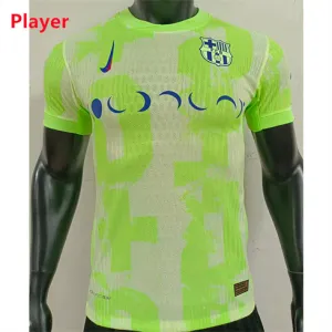 Troisième maillot spécial du FC Barcelona 2024/25, version joueur - Vert