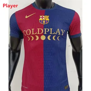 Maillot d'édition spéciale pour joueurs du FC Barcelona 2024/25 - Rouge/Bleu