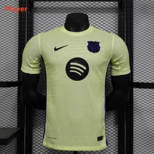 Maillot de la version joueur du FC Barcelona 2024/25 - Jaune