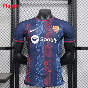 Maillot d'entraînement de la version joueur du FC Barcelona 2024/25 - Bleu