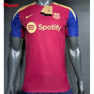 Maillot d'entraînement de la version joueur du FC Barcelona 2024/25 - Rouge