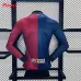 Maillot long de joueur d'édition spéciale domicile du FC Barcelona 2024/25 - Rouge/Bleu