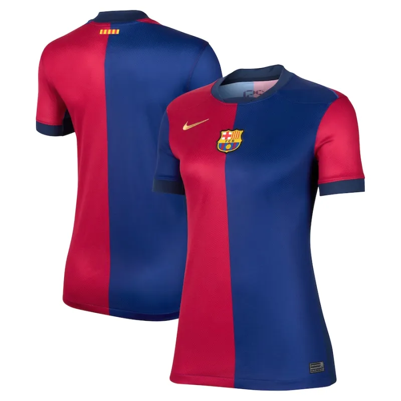 Maillot domicile pour femmes du FC Barcelona 2024/25 - Rouge/Bleu