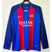FC Barcelona Retro Long-Sleeved Jersey 2016/17  Home - Red/Blue